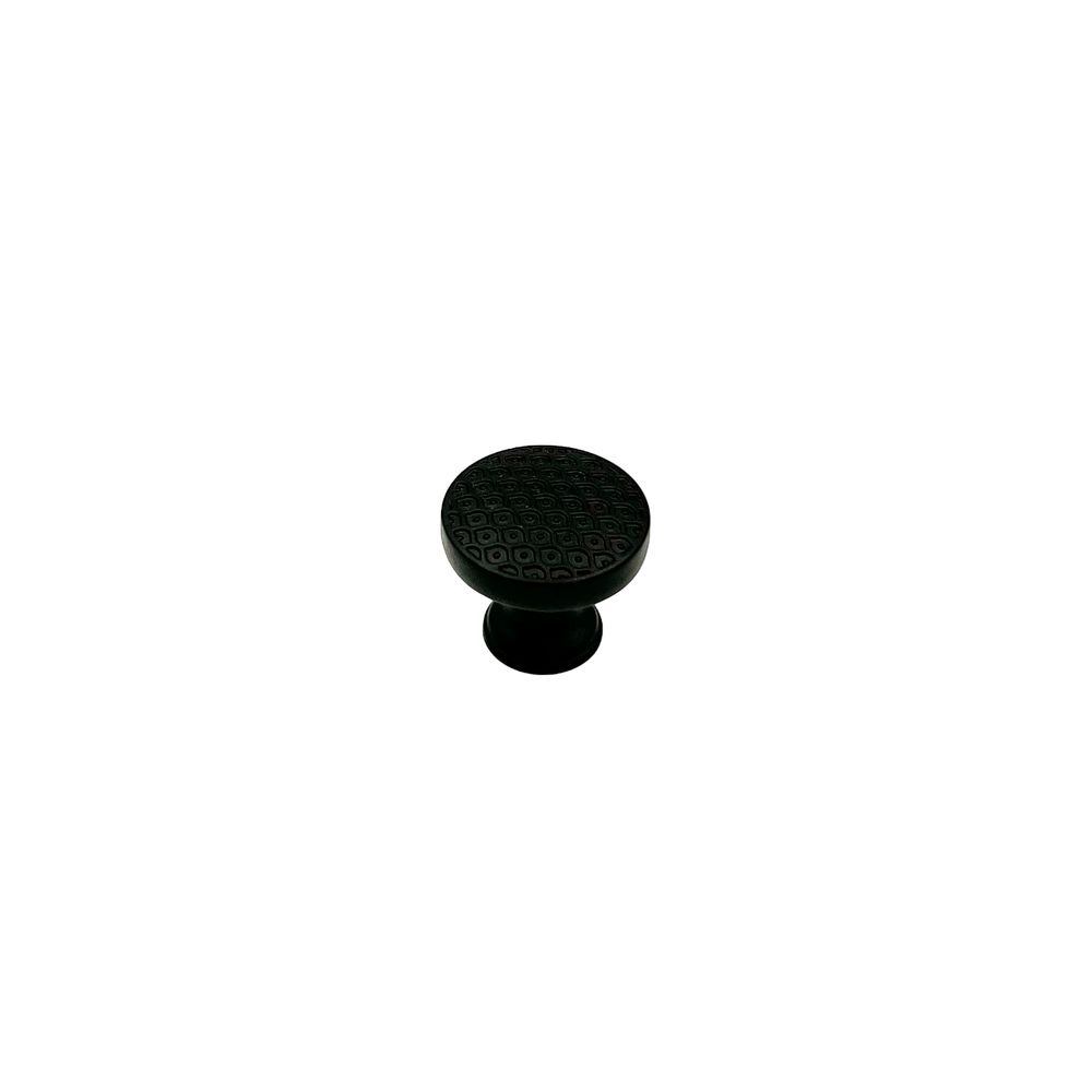 Ручка-кнопка МА28208 Черный мат. (400)