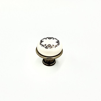Ручка-кнопка МА16008 Античная Бронза  (800/80)