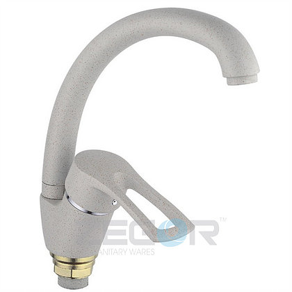 Смеситель ZEGOR для кухни боковой на гайке Гранитный беж 10 шт/уп DYU4-A181 KS