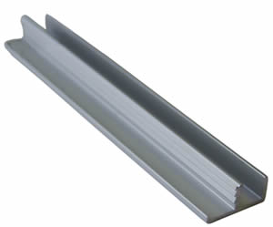Профиль декорат. на панель 19мм мат.серебро 5.8 м (30)