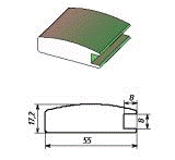 Профиль №31 (ольха) 4647 (2,44м)(6шт)
