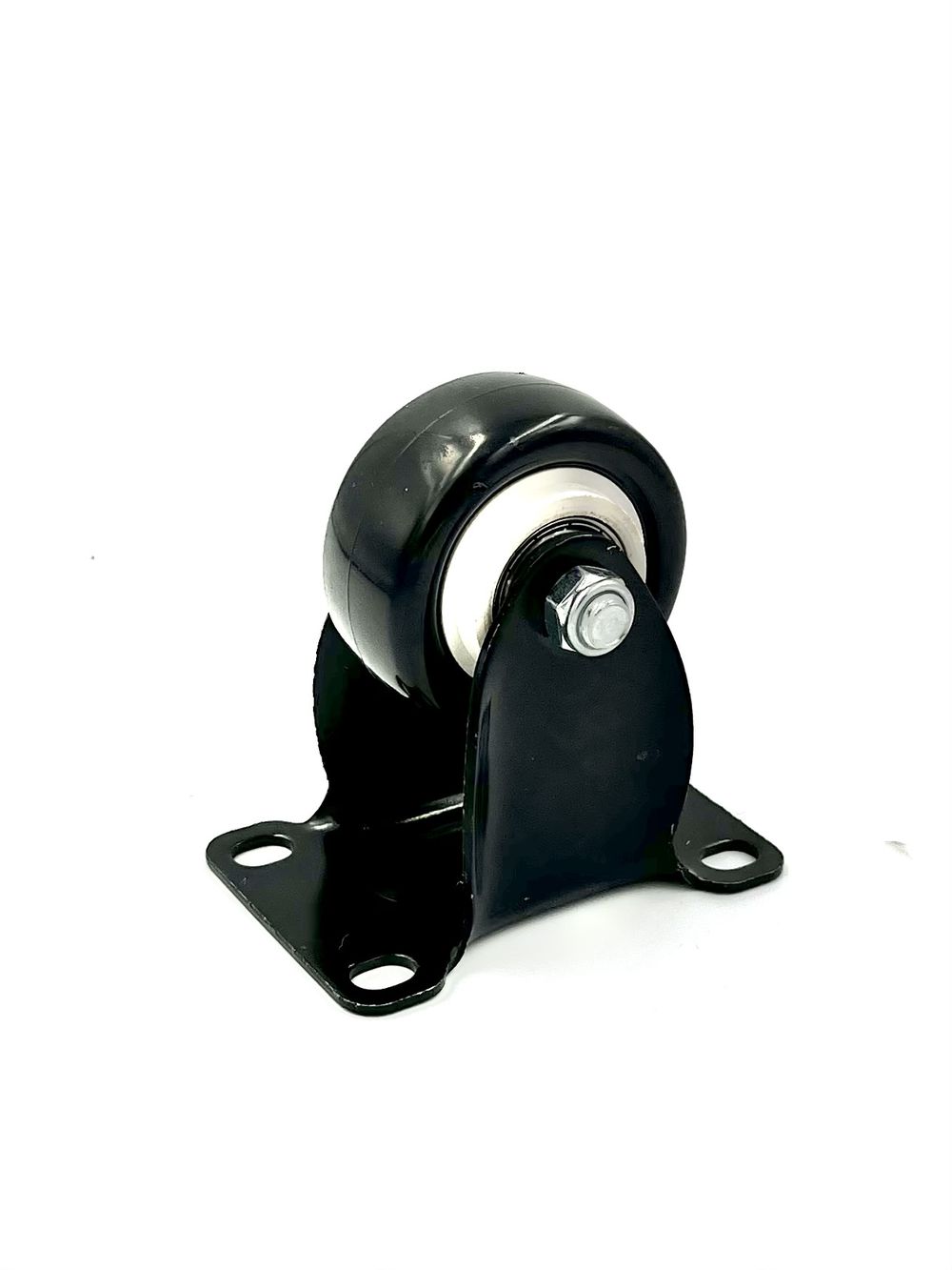 Колесная опора на площадке неповорот.d-65 мм,h-92,100кг,пластик(40)