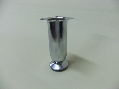 Опора для дивана металлическая, толщина стенки 1,0мм,высота H=100 ZH8039 (150)