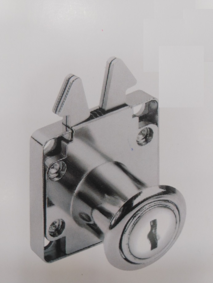 Замок для раздвижных дверей хром d19х22 мм,202-22,(12/240)