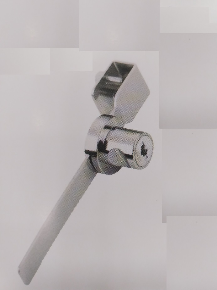 Замок реечный хром для раздвижных стекол,318,(12/240)