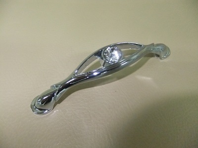 Ручка-скоба хром+кристалл 096 мм (70/350)