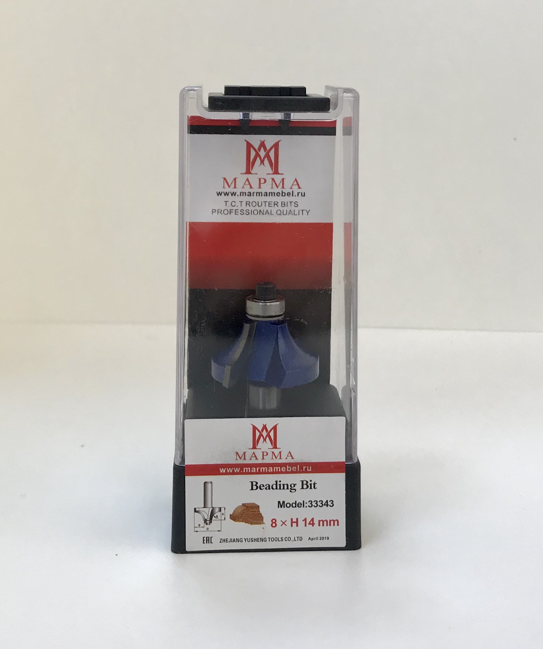 Фреза кромочная калевочная 8х28,6х14