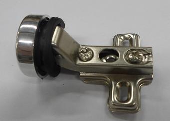 Петля для стекла вкладная хром (250)