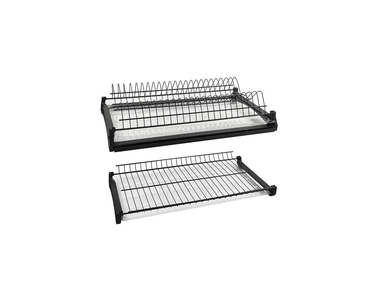 Посудосуш.700мм с алюм.проф.Черный (10)