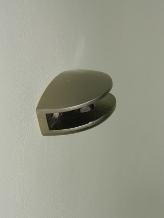 Стеклодержатель 8 мм большой мат.хром