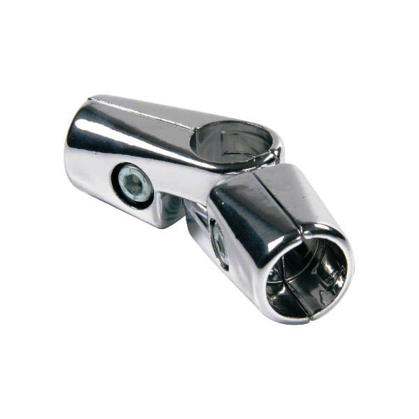 Держатель 2-х трубный угловой хром (90)