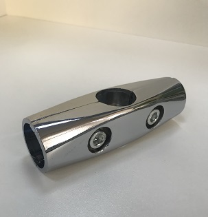 Держатель 2-х трубный хром (130)