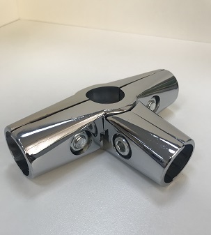 Держатель 3-х трубный хром (60)