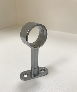 Держатель дистанционный регулируемый для трубы d-25mm хром (180/30)