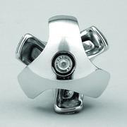 Держатель для 3-х труб правый хром (150)