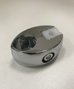 Держатель для стекла и панели + вкладки хром (150)