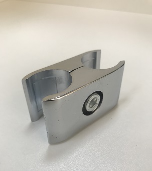 Держатель параллельный для 2-х труб хром (200)