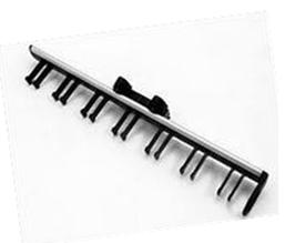 Держатель выдвижной д/юбок 450mm алюм+пласт. черный (2)