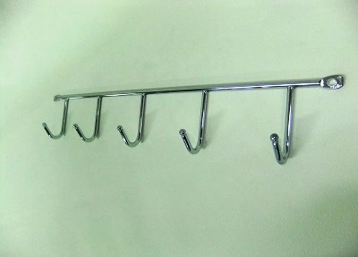 Крючок 5-ти рожковый 400 мм хром (50)