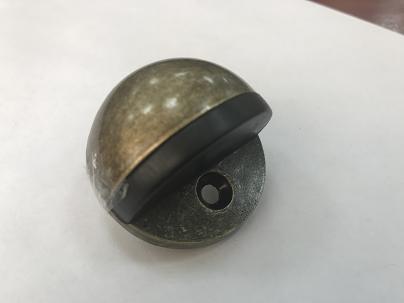 Ограничитель двери бронза