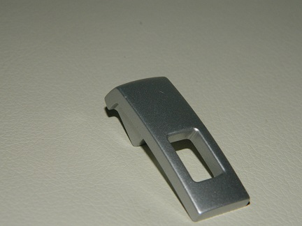 Заглушка L серая сплошная пластик л+п