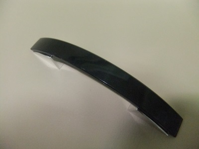 Ручка-скоба хром+черный 096 мм 300/50