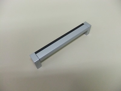 Ручка С19 (160мм) металлик/металлик+дуб Венге