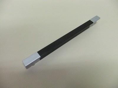 Ручка-скоба металлик+дуб Венге 160 мм