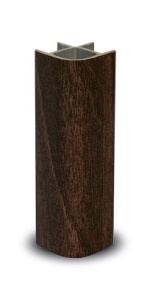 Угол универсальный 90 к цоколю Н-100 (орех темный)