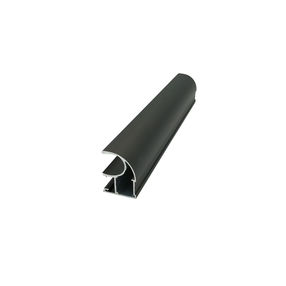 Открытая ручка 1мм, 4.8м черный матовый (12)