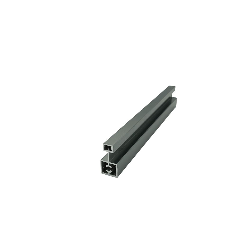 Горизонталь средняя 1.0мм, 5.8м Графит Браш (20)Slim