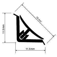 Галтель на самоклеющейся ленте с мягким краем 11,5х11,5х3,0 Белый (32шт)