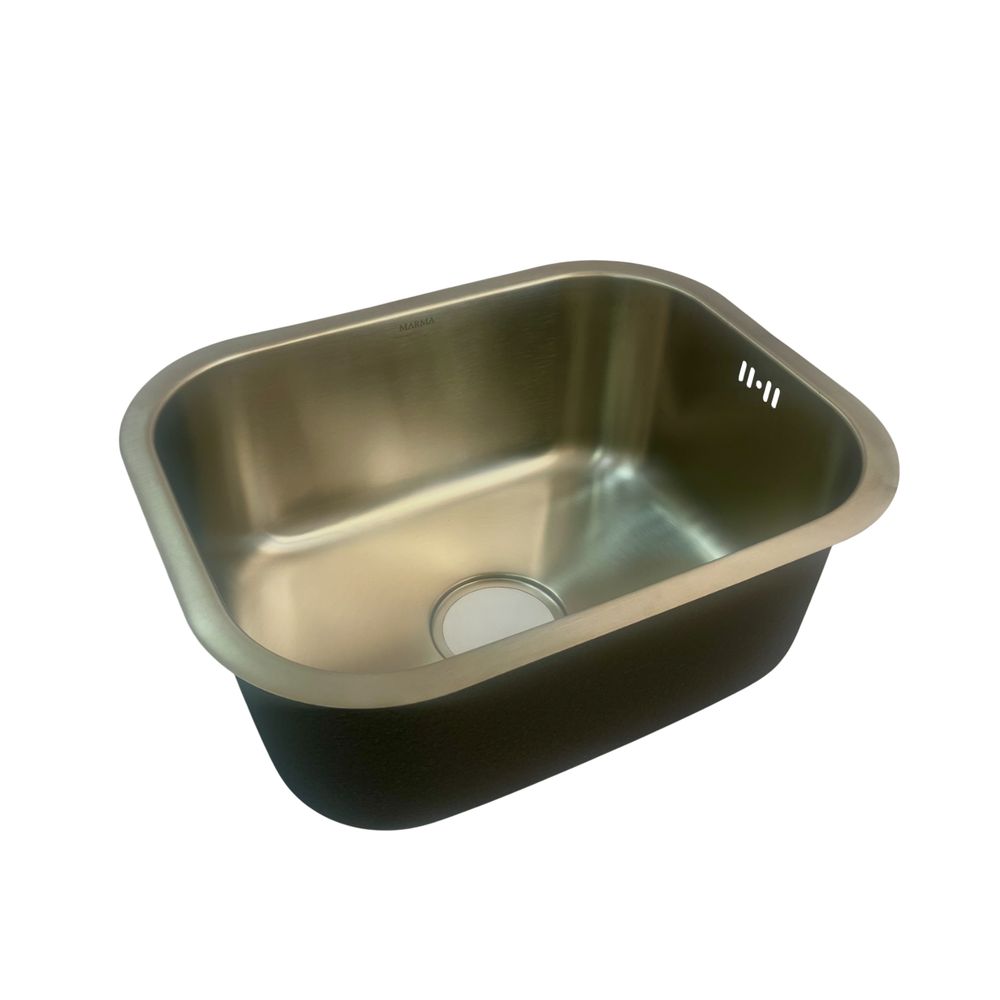 Мойка кух. SS304 480*380*200 с сифоном,Brushed