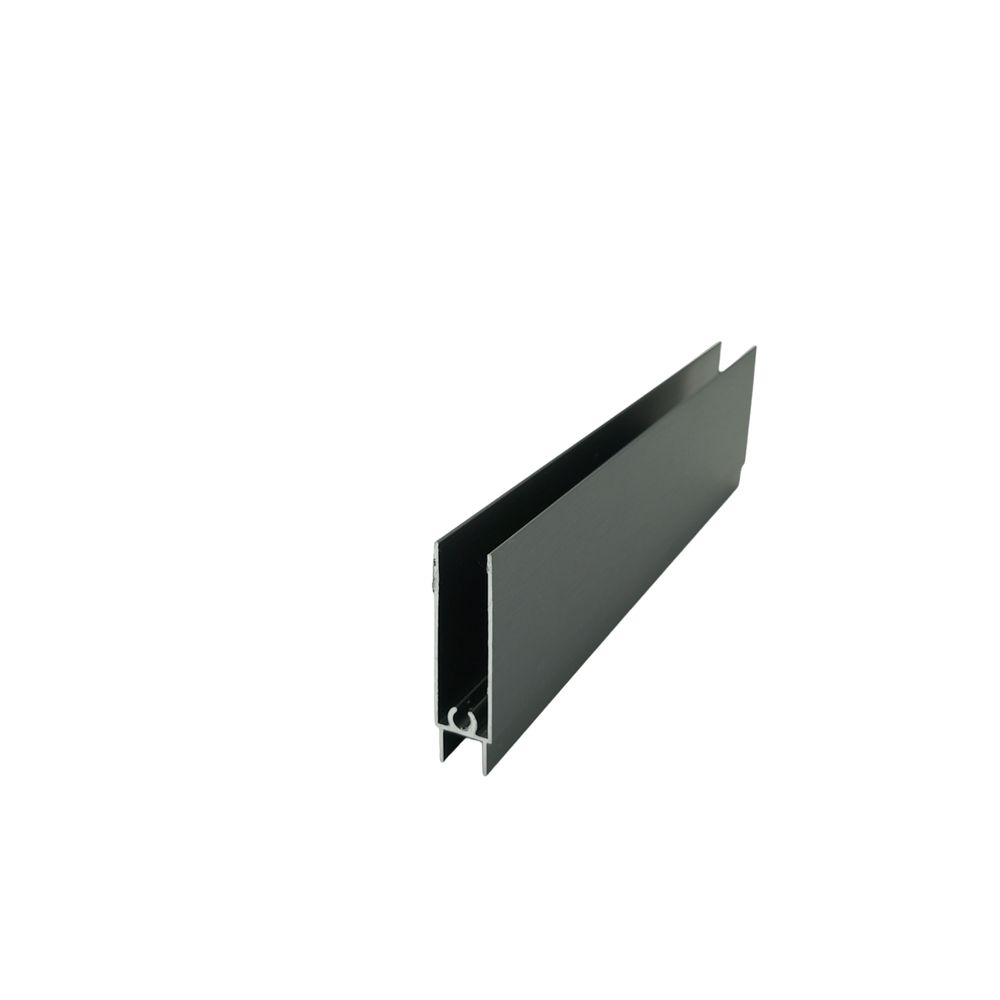 Горизонталь нижняя 1мм, 5.8м Графит Матовый (10)