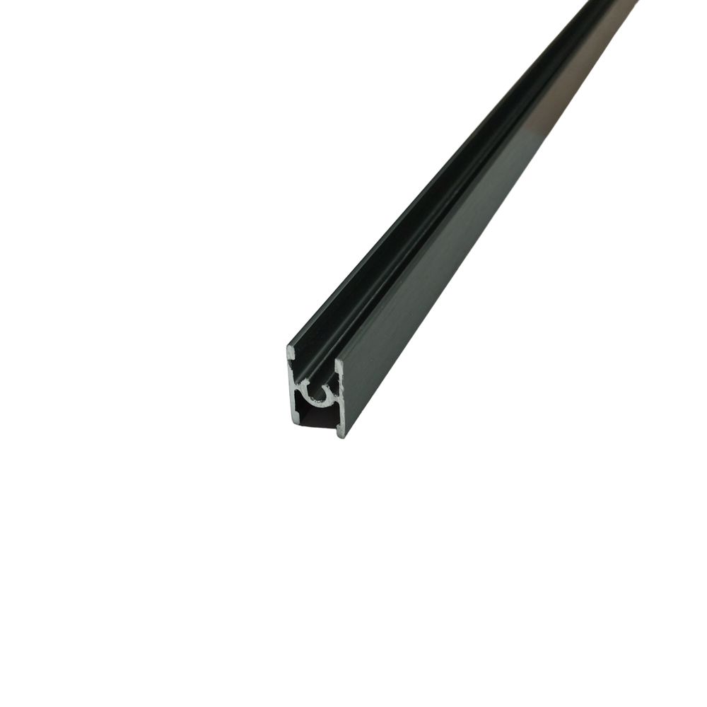 Горизонталь средняя под саморез 1мм, 5.8м Графит Матовый (20)