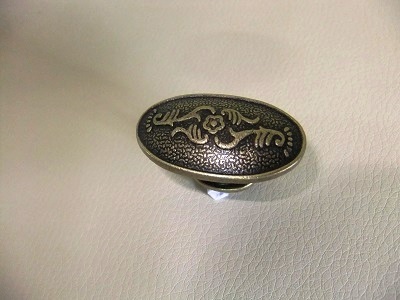 Ручка-кнопка бронза (80/400)