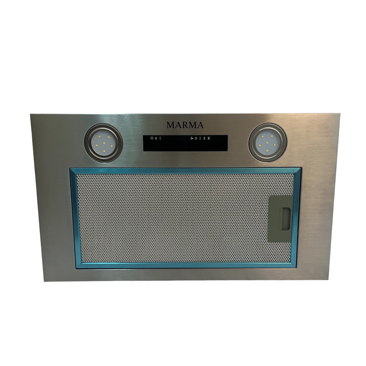 Кухонная вытяжка 600м3/ч 520мм Серебро МА-01SS600 полностью встраиваемая