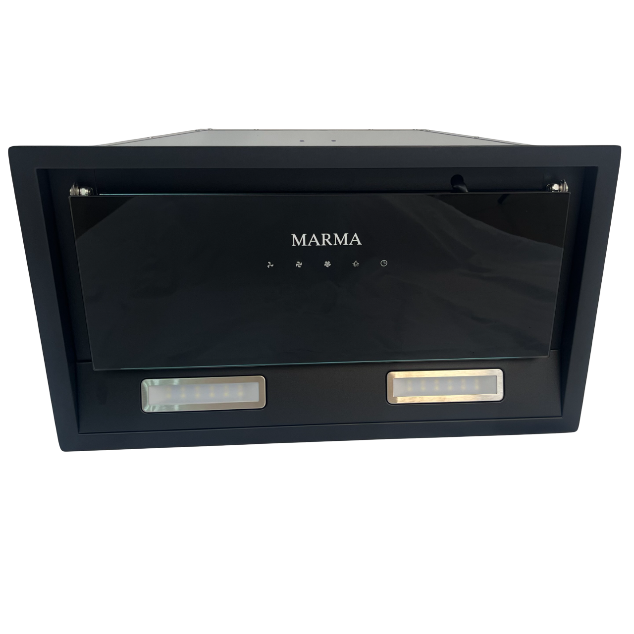 Кухонная вытяжка 800м3/ч 520мм Черный МА-02B800 полностью встраиваемая